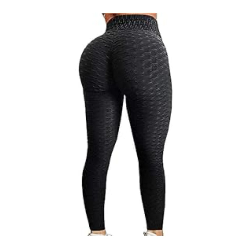 Women’s Seasum Black High Waist Tummy Control Butt Lift Leggings Size L
